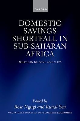 The Domestic Savings Shortfall in Sub-Saharan Africa : What Can Be Done About It?