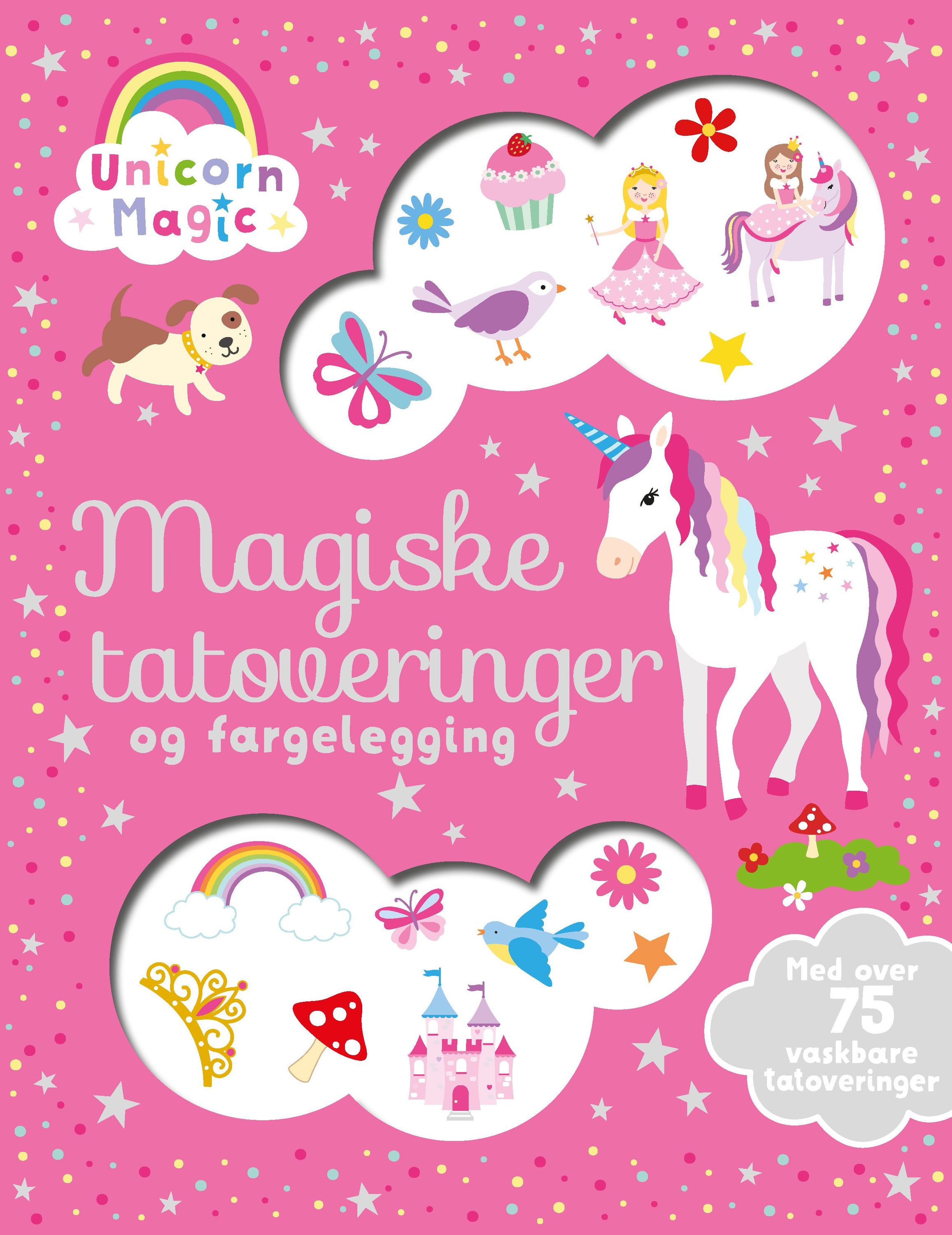 Magiske tatoveringer og fargelegging : unicorn magic