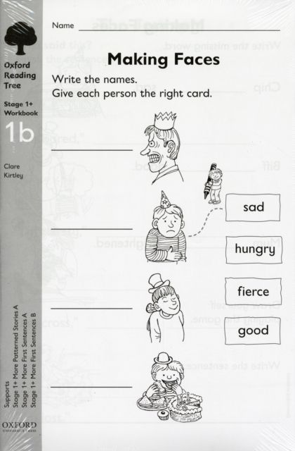 Oxford Reading Tree: Level 1+: Workbooks: Workbook 1B (Pack of 6)
