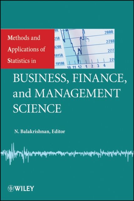 Forsidebilde av Methods and Applications of Statistics in Business, Finance, and Management Science