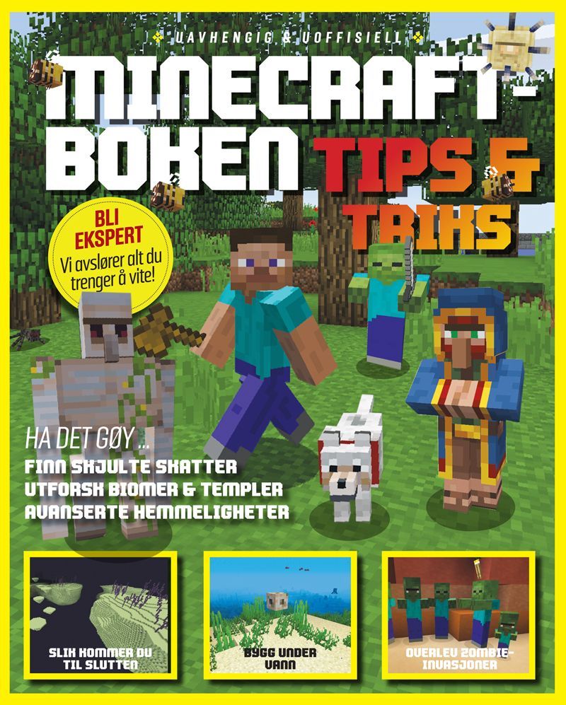 Minecraft-boken : tips & triks