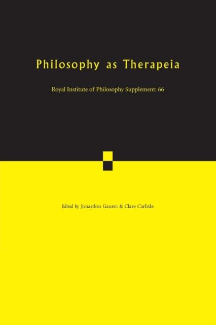 Philosophy as Therapeia