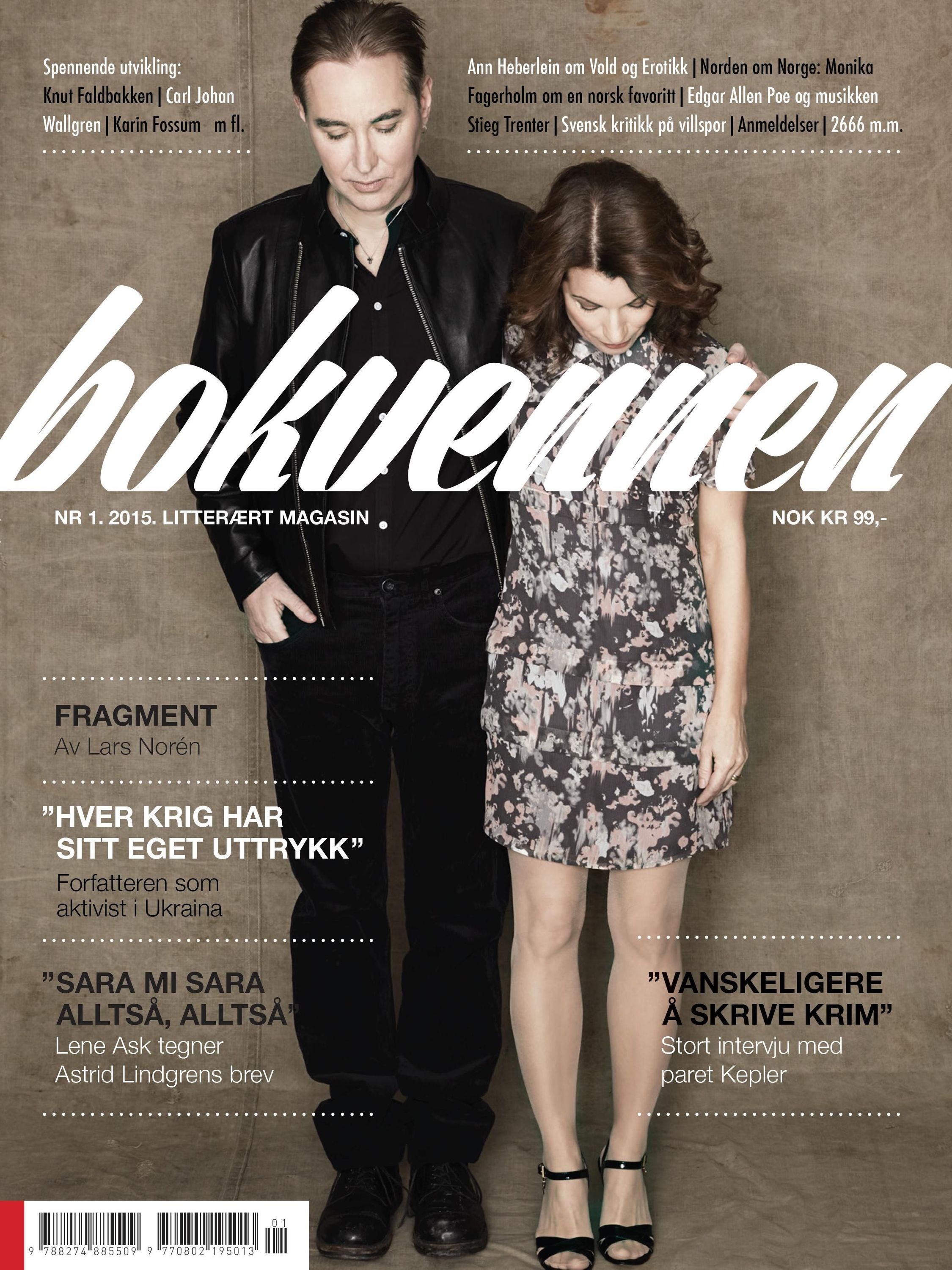Bokvennen. Nr. 1 2015 : litterært magasin