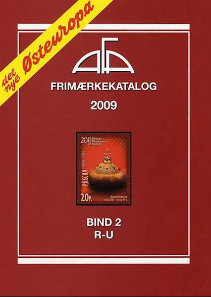 Forsidebilde av AFA Østeuropa frimærkekatalog 2009 (Bind 2, R-U)