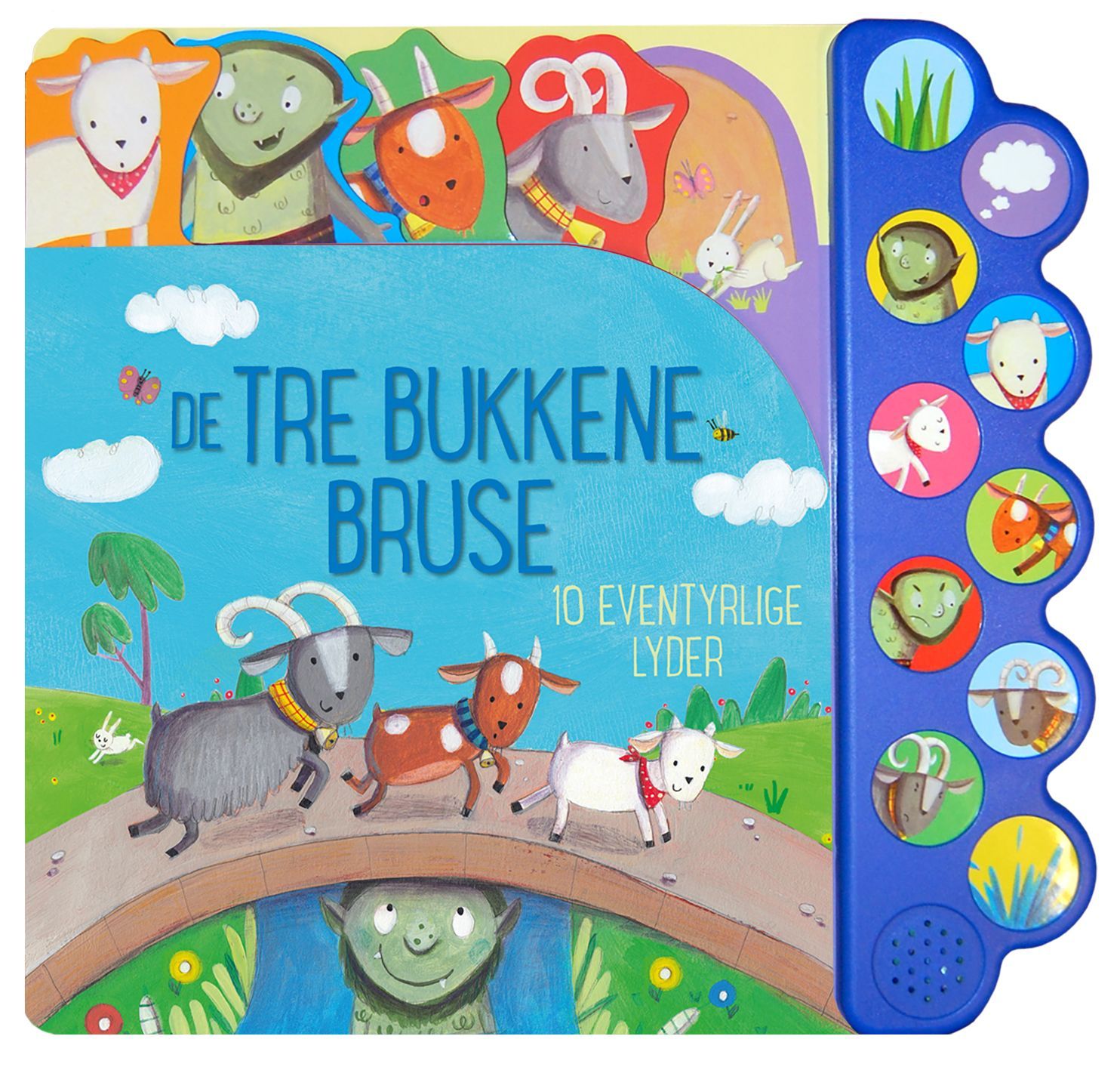 De tre bukkene Bruse. 10 lydknapp-bok