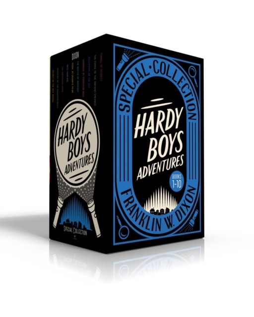 Hardy Boys Adventures Special Collection (Boxed Set) : Secret of the Red Arrow; Mystery of the Phantom Heist; The Vanishing Game; Into Thin Air; Peril at Granite Peak; The Battle of Bayport; Shadows at Predator Reef; Deception on the Set; The Curse of the Ancient Emerald; Tunnel of Secrets