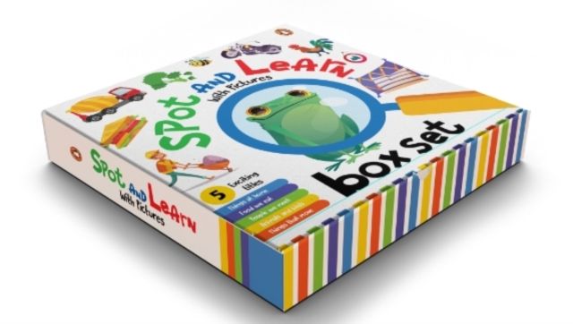 Spot and Learn with Pictures : A Boxset of 5 Fun & Interactive Board Book to Develop Observation Skills and Vocabulary for Kids, Toddlers [Penguin Early Learning Series]