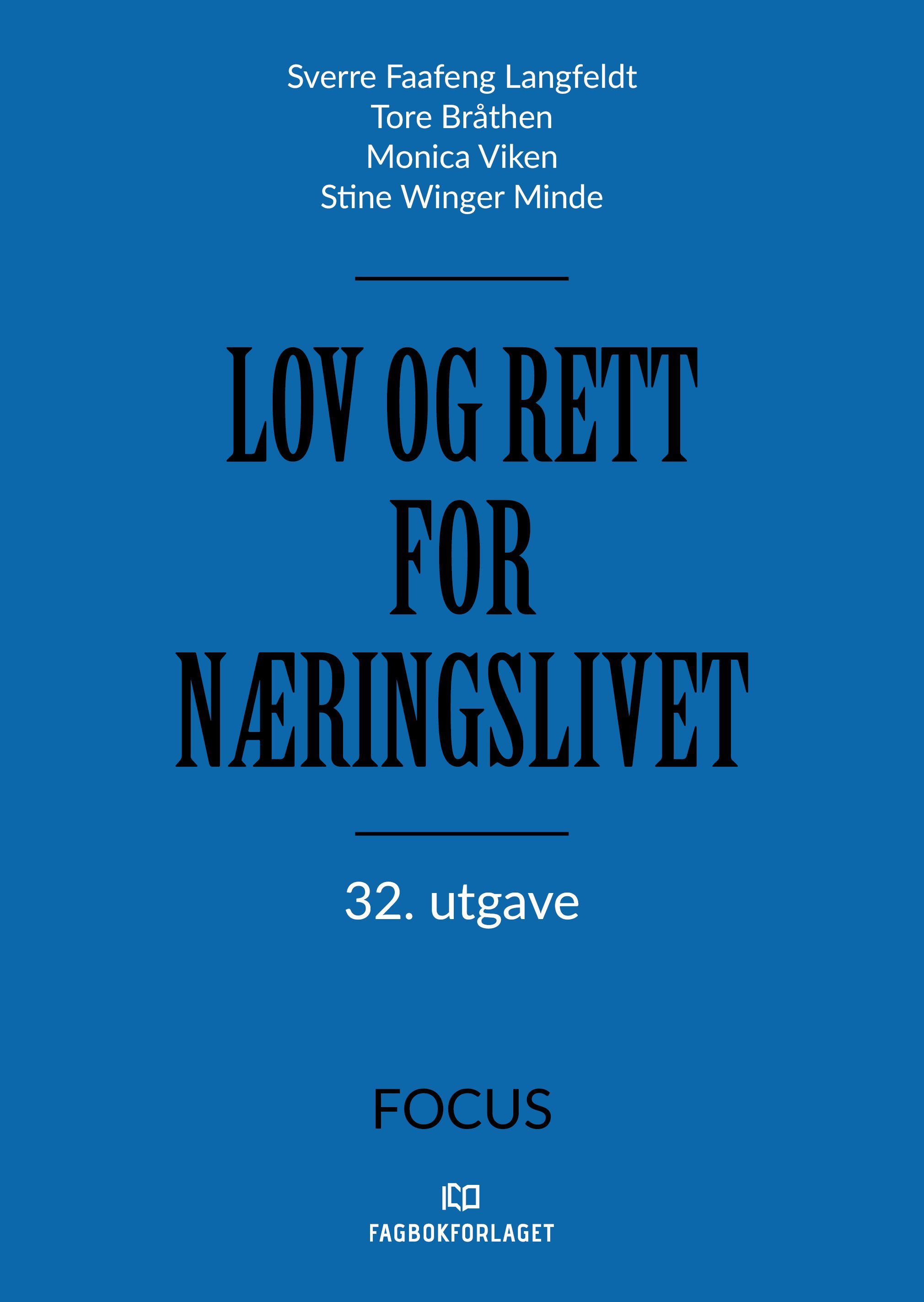 Lov og rett for næringslivet : lærebok