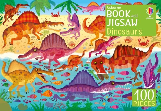 Usborne Book and Jigsaw Dinosaurs