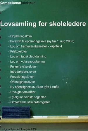 Lovsamling for skoleledere