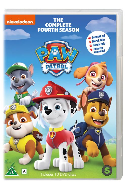 Paw Patrol - Sesong 4, Vol 1-10 - Komplett Boks