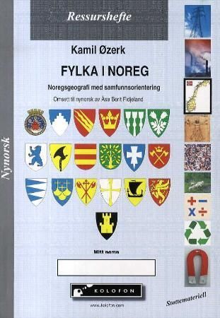 Forsidebilde av Fylka i Noreg : Noregsgeografi med samfunnsorientering : ressurshefte