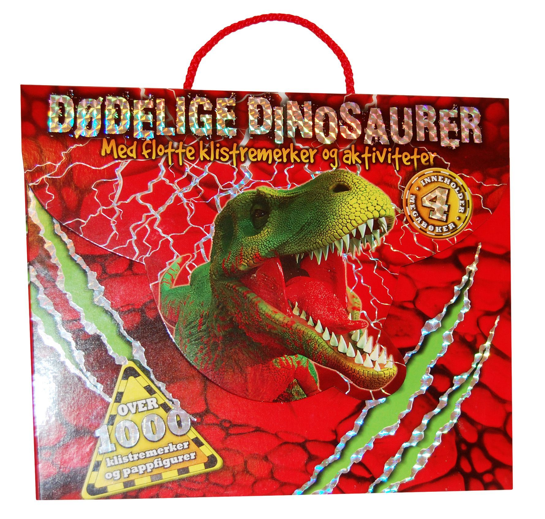 Dødelige dinosaurer : med flotte klistremerker og aktiviteter