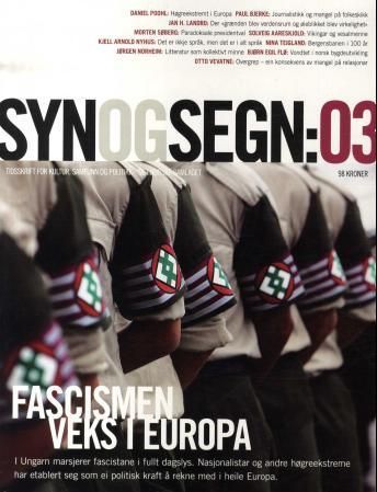 Syn og segn : hefte 3-2009 : tidsskrift for kultur, samfunn og politikk