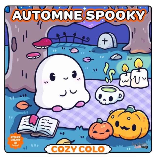 Forsidebilde av Cosy Colo - Spooky Autumn : A creative colouring book with spooky-cute ghosts and costumed critters!
