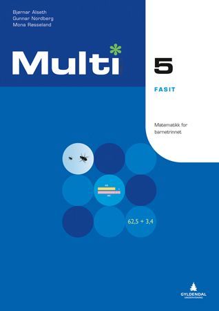 Multi 5, 2. utgave : matematikk for barnetrinnet. Fasit
