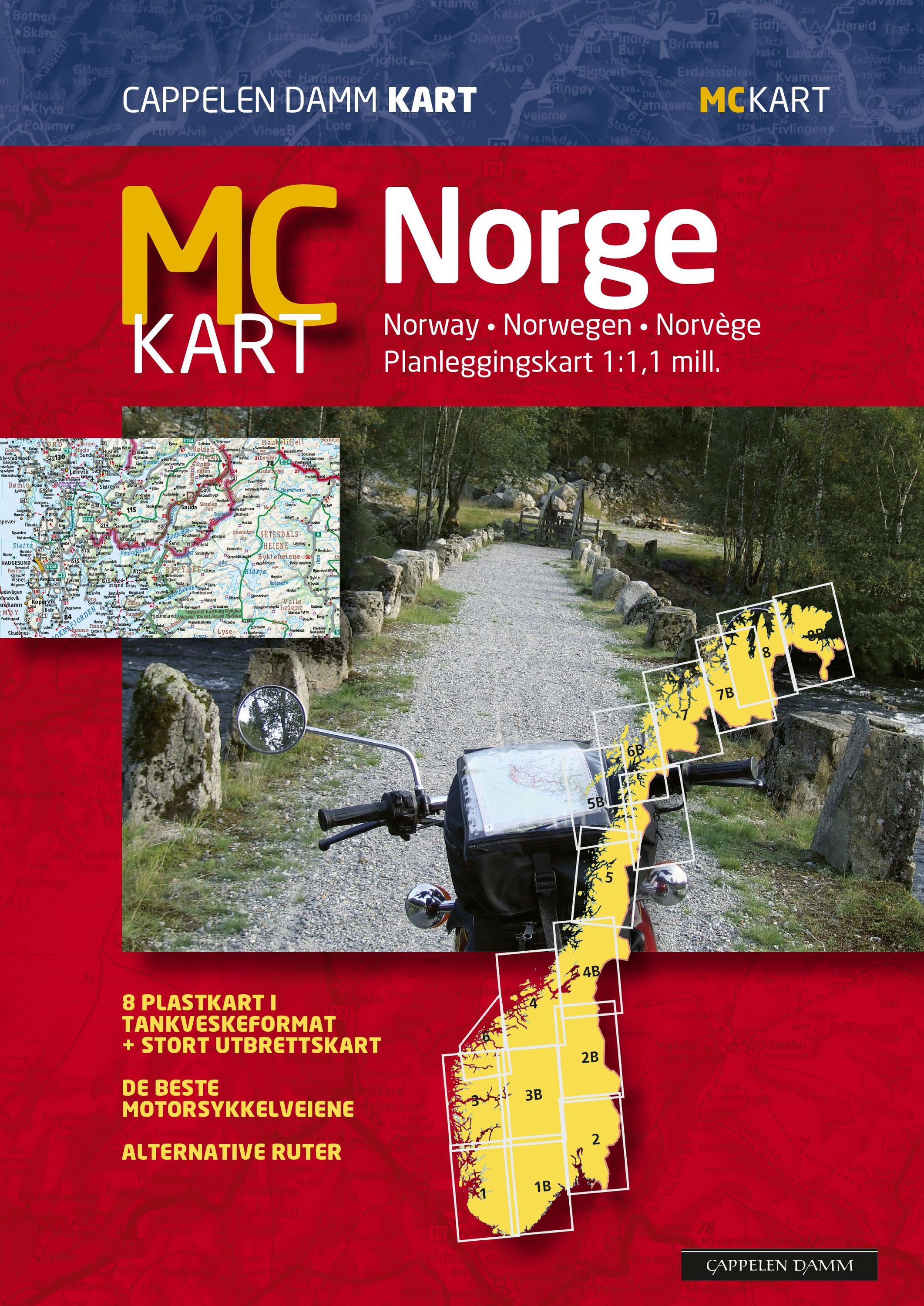 MC kart : Norge=Norway=Norwegen=Norvège : planleggingskart