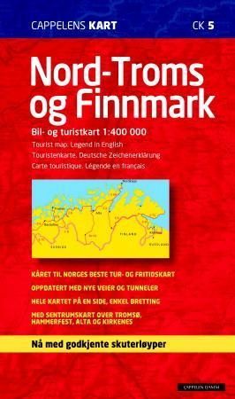 Nord-Troms og Finnmark : bil- og turistkart = tourist map = Touristenkarte = carte touristique