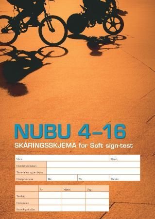 NUBU 4-16 : skåringskjema for Soft sign-test