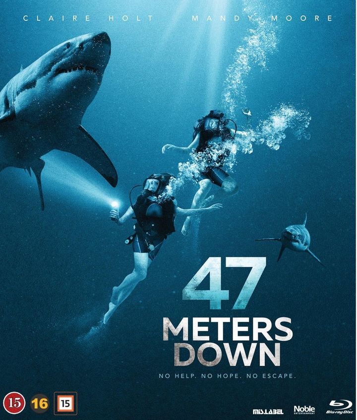 47 meters down