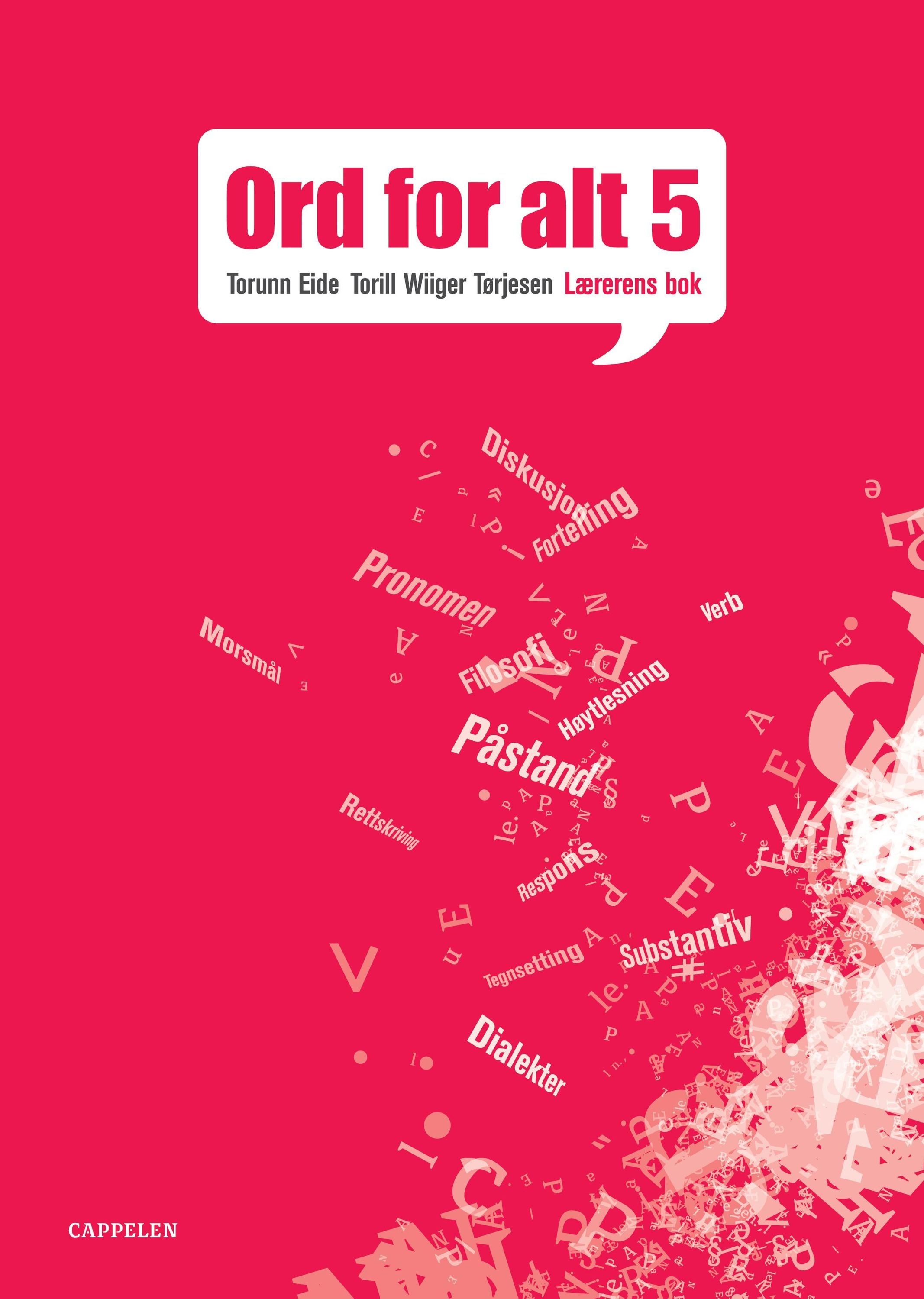 Ord for alt ny utgave 5 : lærerens bok
