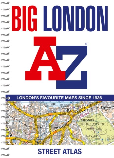 Big London A-Z Street Atlas : Detailed and Accurate Iconic Street Map of London