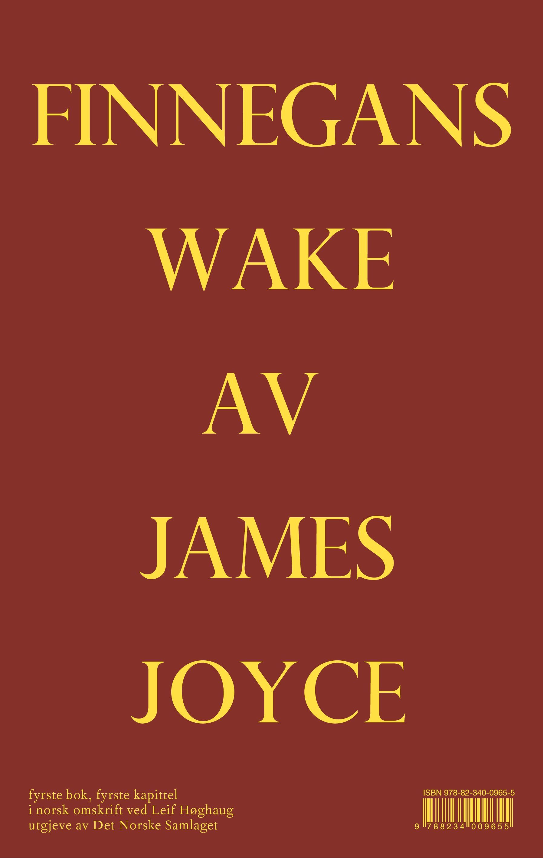 Finnegans wake. fyrste bok, fyrste kapittel