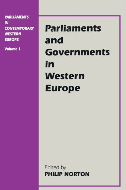 Parliaments in Contemporary Western Europe