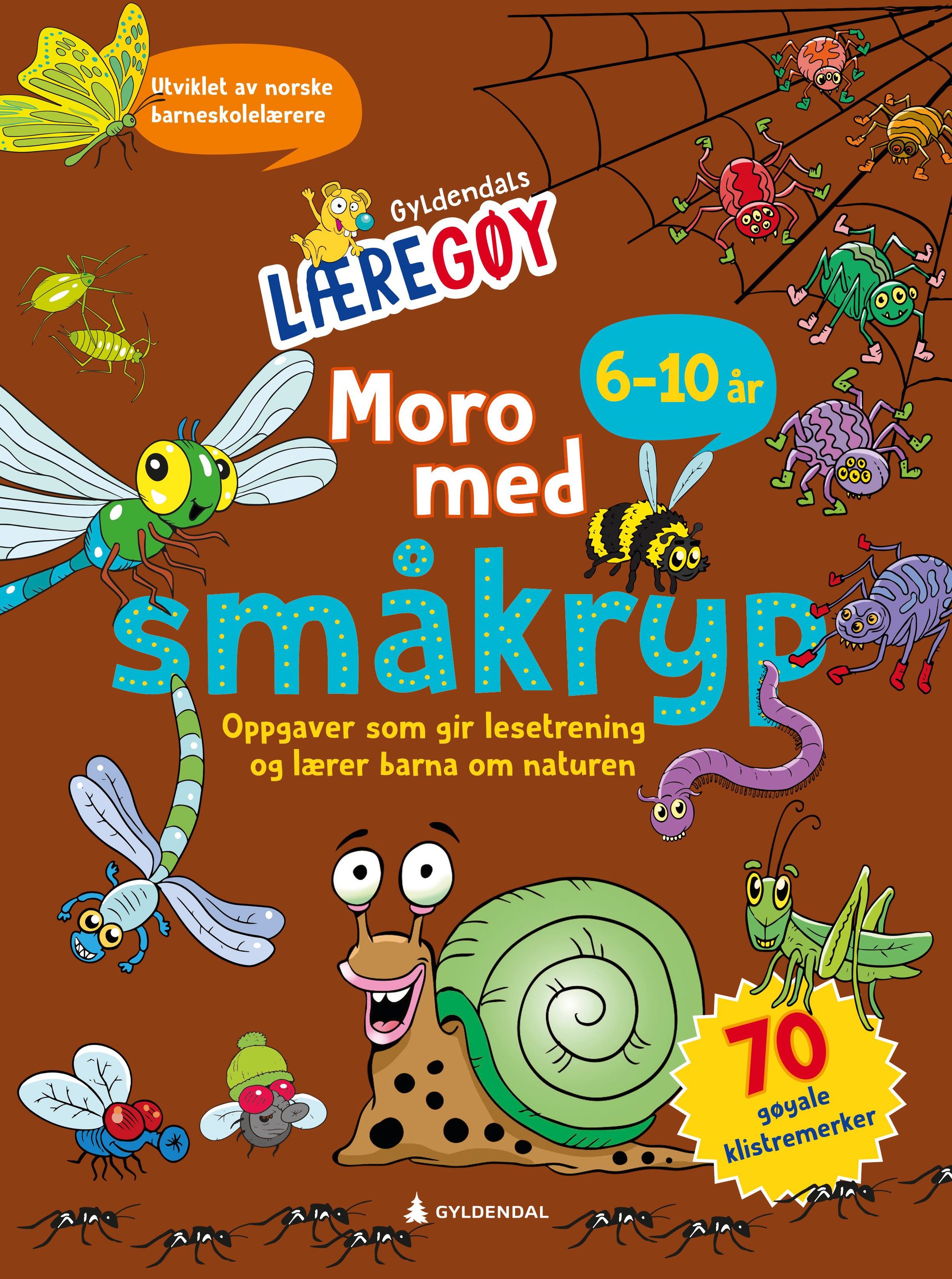 Moro med småkryp : oppgaver som gir lesetrening og lærer barna om naturen