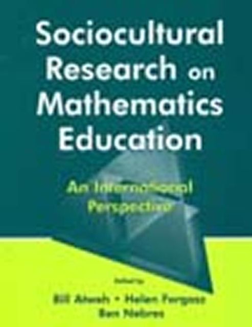 Forsidebilde av Sociocultural Research on Mathematics Education : An International Perspective