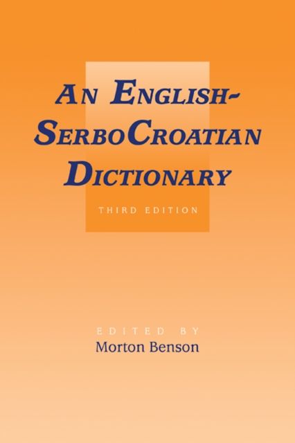 Forsidebilde av English-SerboCroatian Dictionary