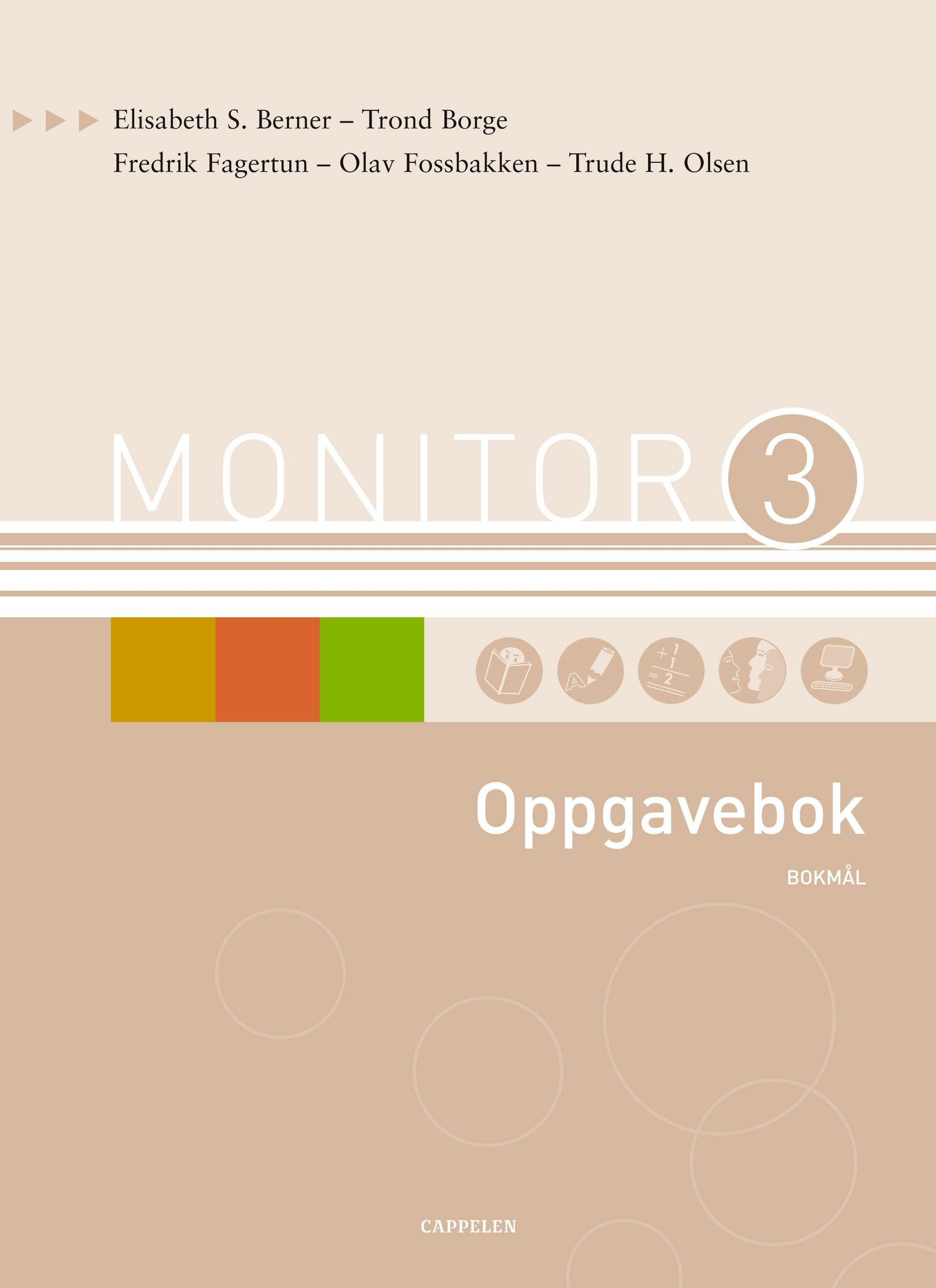 Forsidebilde av Monitor 3 : oppgavebok