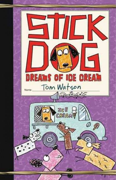 Stick dog dreams of ice cream