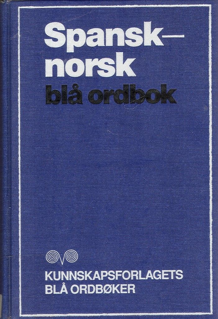 Forsidebilde av Spansk-norsk blå ordbok