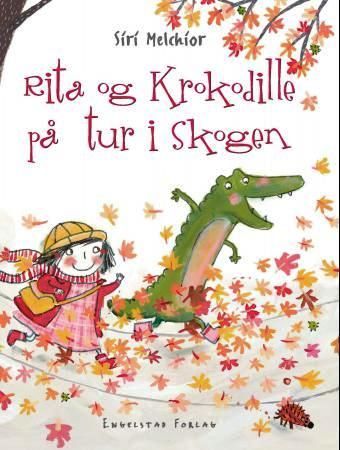 Rita og krokodille på tur i skogen