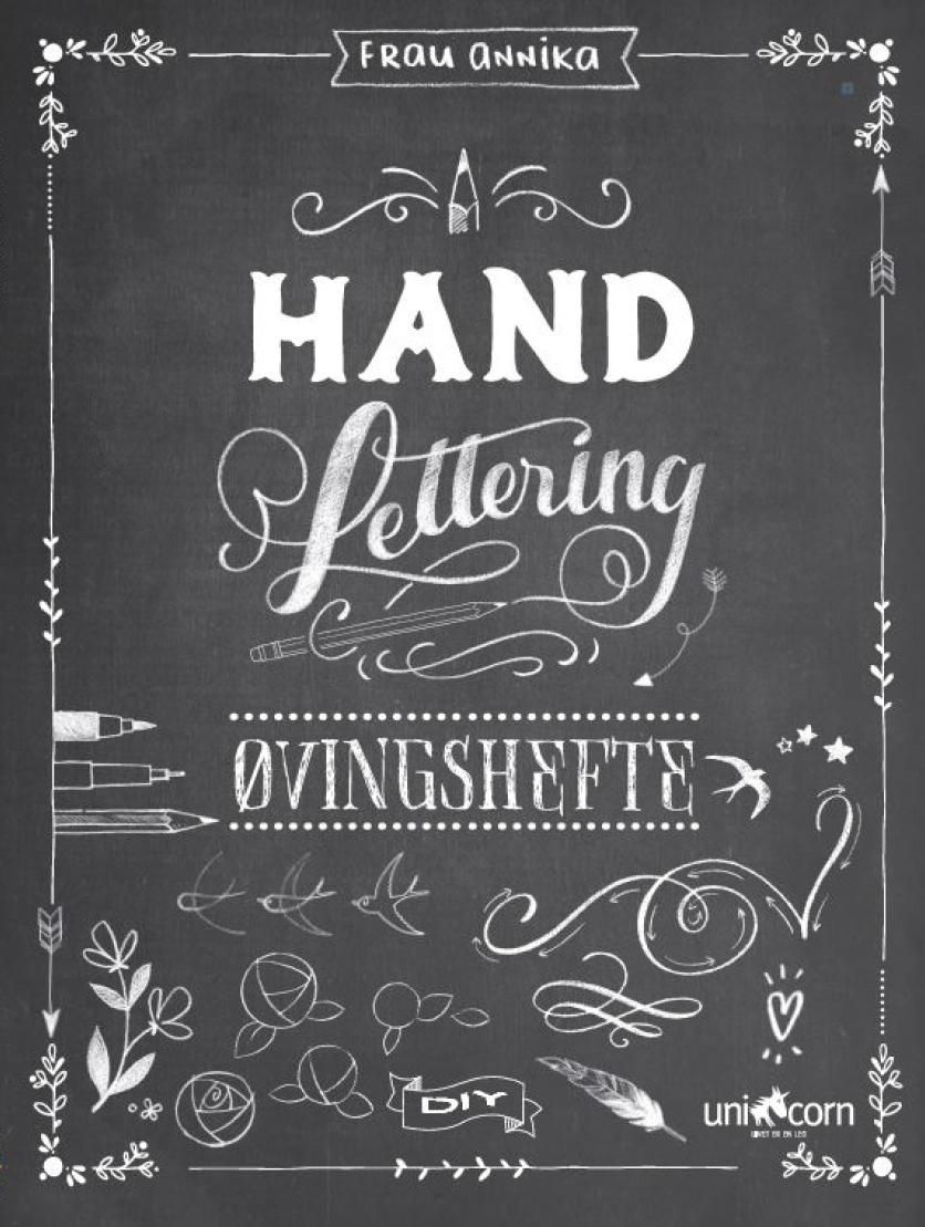 Handlettering : øvingshefte : DIY