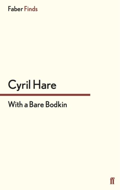 Forsidebilde av With a Bare Bodkin