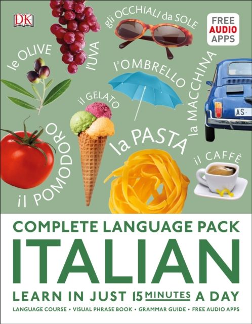 Complete Language Pack Italian : Italian Easy Grammar / Italian Visual Phrase Book / 15-minute Italian