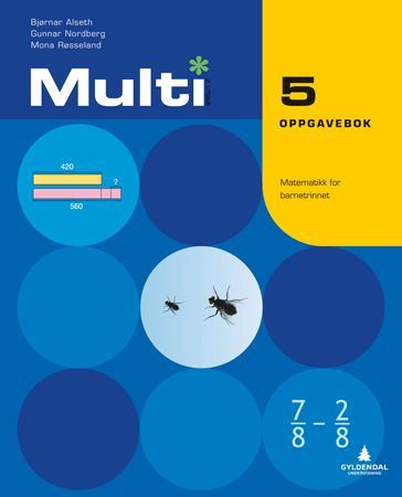 Multi 5, 2. utgåve : matematikk for barnesteget. Oppgåvebok