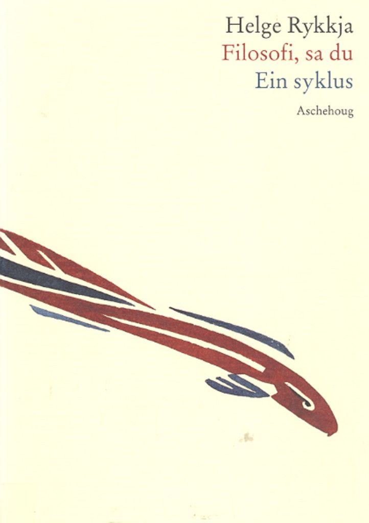Forsidebilde av Filosofi, sa du : ein syklus