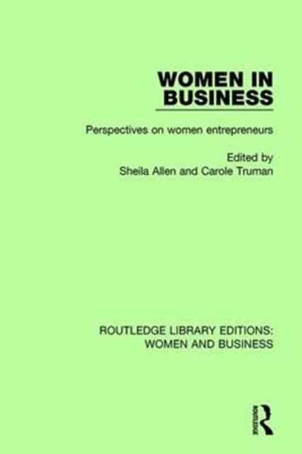 Women in Business : Perspectives on Women Entrepreneurs