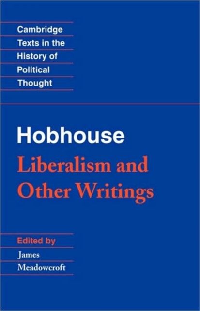 Forsidebilde av Hobhouse: Liberalism and Other Writings