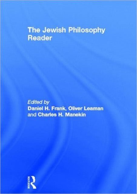 The Jewish Philosophy Reader