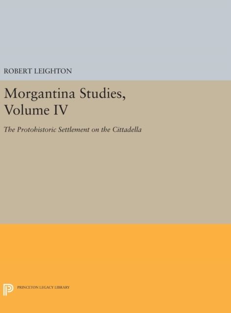 Morgantina Studies, Volume IV : The Protohistoric Settlement on the Cittadella