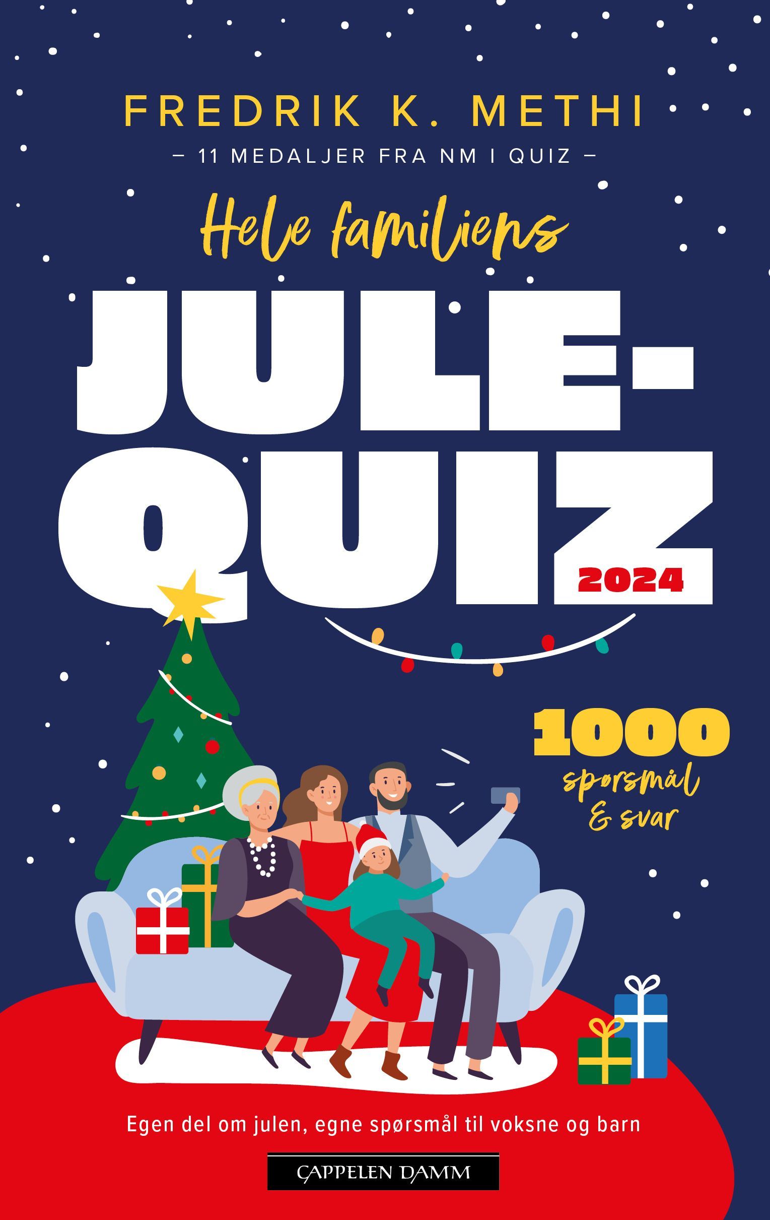 Hele familiens julequiz : 1000 spørsmål og svar