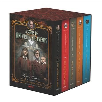 A Series of Unfortunate Events #5-9 Netflix Tie-in Box Set