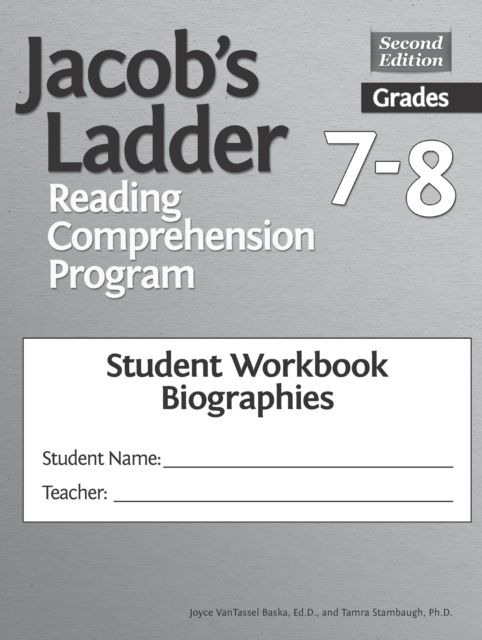 Jacob's Ladder Reading Comprehension Program : Grades 7-8, Student Workbooks, Biographies (Set of 5)