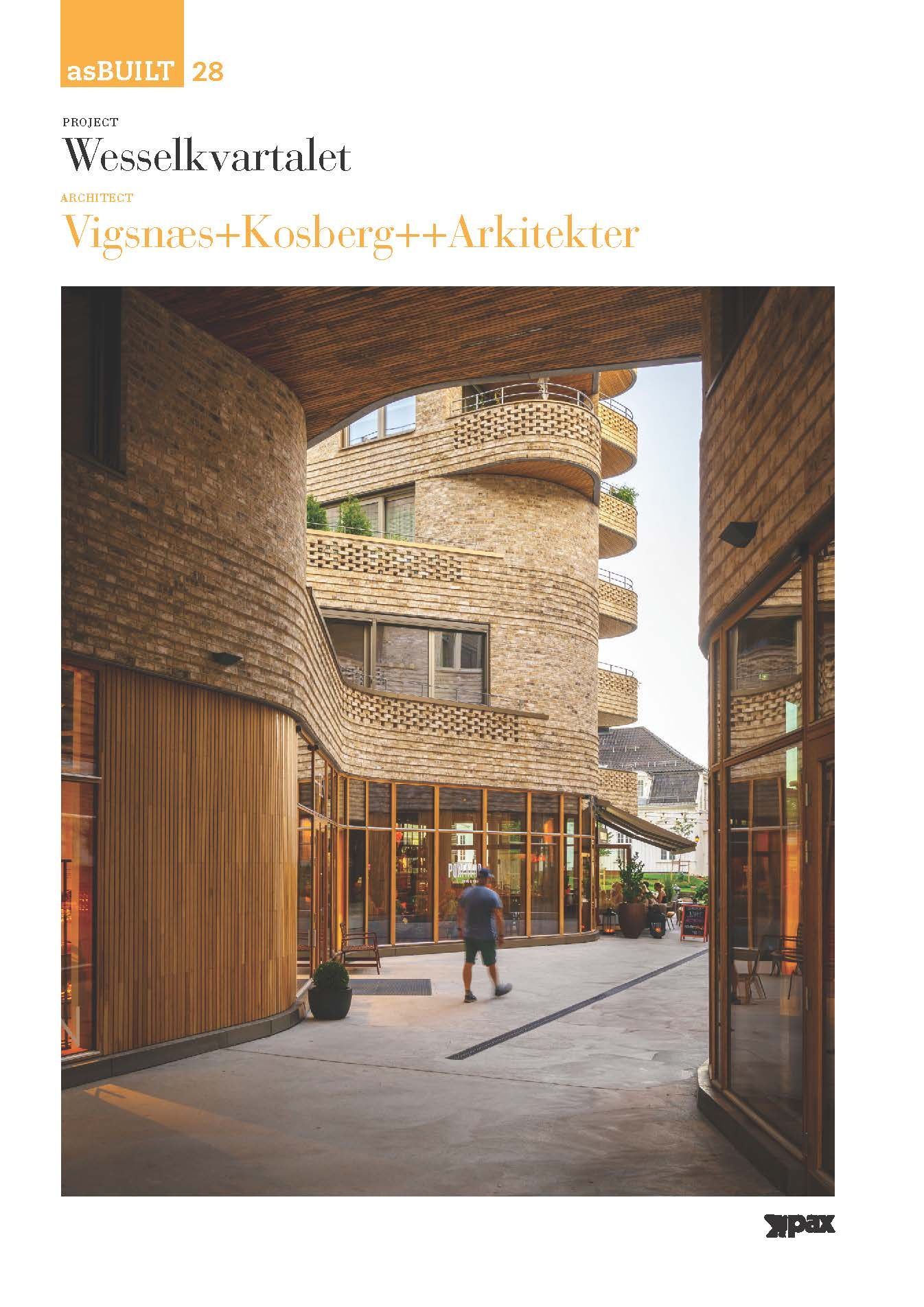 Project Wesselkvartalet, architect Vigsnæs+Kosberg++Arkitekter