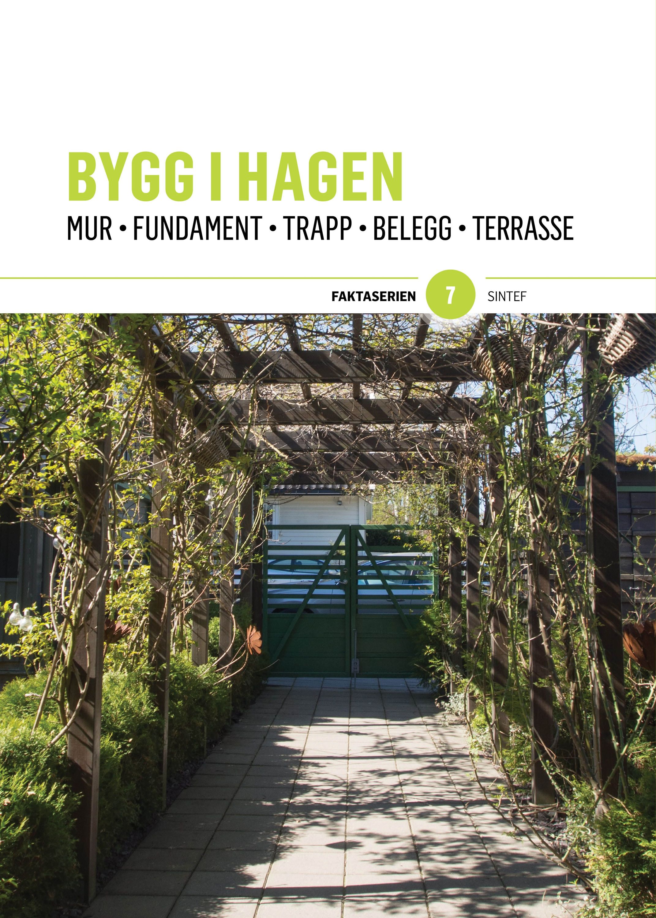 Bygg i hagen : mur - fundament - trapp -belegg - terrasse