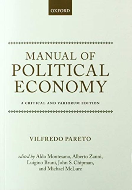 Manual of Political Economy : A Critical and Variorum Edition